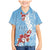 Bula Fiji Day Family Matching Mermaid Dress and Hawaiian Shirt Tagimaucia on Masi Pattern - Turquoise