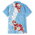 Bula Fiji Day Family Matching Off Shoulder Maxi Dress and Hawaiian Shirt Tagimaucia on Masi Pattern - Turquoise