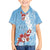 Bula Fiji Day Family Matching Puletasi and Hawaiian Shirt Tagimaucia on Masi Pattern - Turquoise