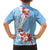 Bula Fiji Day Hawaiian Shirt Tagimaucia on Masi Pattern - Turquoise