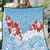 Bula Fiji Day Quilt Tagimaucia on Masi Pattern - Turquoise