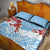 Bula Fiji Day Quilt Bed Set Tagimaucia on Masi Pattern - Turquoise