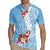 Bula Fiji Day Rugby Jersey Tagimaucia on Masi Pattern - Turquoise