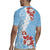 Bula Fiji Day Rugby Jersey Tagimaucia on Masi Pattern - Turquoise