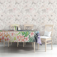 Fight Cancer In All Colors Tablecloth Plumeria Mix Tapa Pattern LT7 - Polynesian Pride