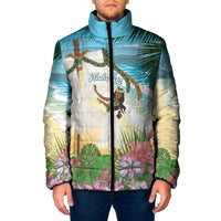 Aloha Hawaii Makahiki Hula Dance Padded Jacket Beach Scenery LT7 Men Multicolor - Polynesian Pride