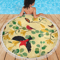 Aloha Hawaii Beach Blanket I'iwi on Mamane Pastel Cream LT7 - Polynesian Pride