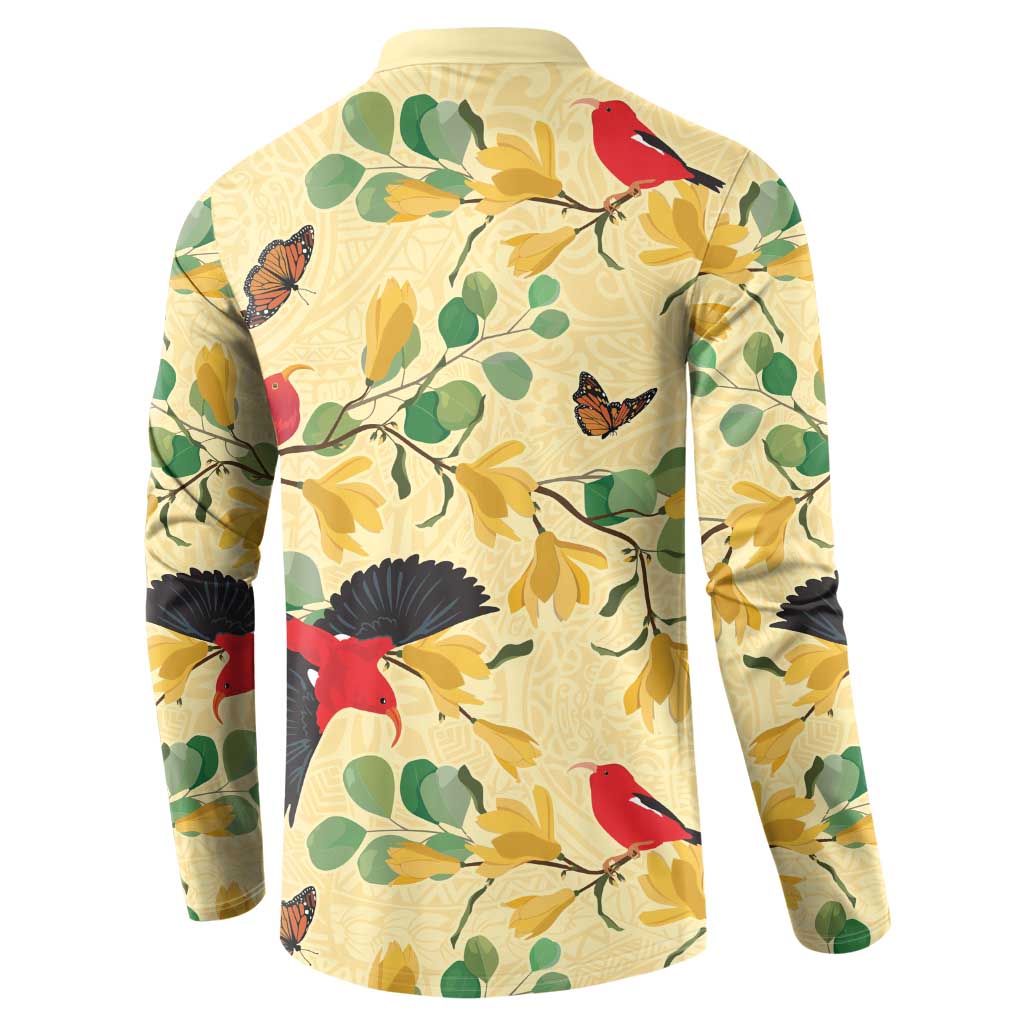 Aloha Hawaii Button Sweatshirt I'iwi on Mamane Pastel Cream