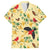 Aloha Hawaii Family Matching Off Shoulder Short Dress and Hawaiian Shirt I'iwi on Mamane Pastel Cream