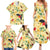 Aloha Hawaii Family Matching Summer Maxi Dress and Hawaiian Shirt I'iwi on Mamane Pastel Cream