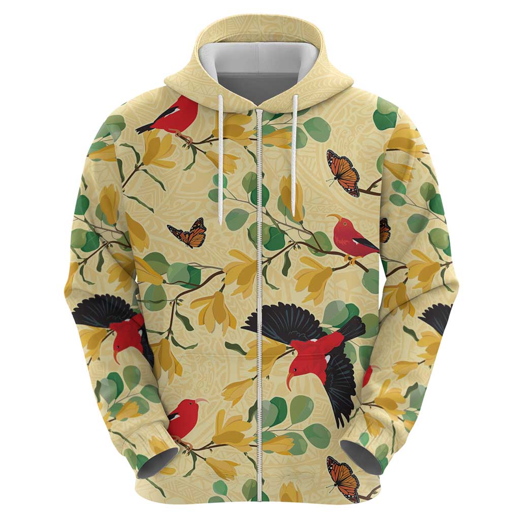 Aloha Hawaii Hoodie I'iwi on Mamane Pastel Cream