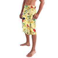Aloha Hawaii Lavalava I'iwi on Mamane Pastel Cream LT7 - Polynesian Pride