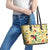 Aloha Hawaii Leather Tote Bag I'iwi on Mamane Pastel Cream