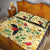 Aloha Hawaii Quilt Bed Set I'iwi on Mamane Pastel Cream