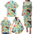 Aloha Hawaii Family Matching Puletasi and Hawaiian Shirt I'iwi on Mamane Pastel Turquoise