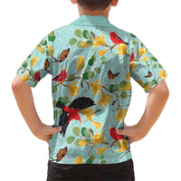 Aloha Hawaii Hawaiian Shirt I'iwi on Mamane Pastel Turquoise LT7 - Polynesian Pride