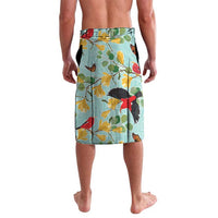 Aloha Hawaii Lavalava I'iwi on Mamane Pastel Turquoise LT7 - Polynesian Pride