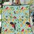 Aloha Hawaii Quilt I'iwi on Mamane Pastel Turquoise