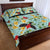 Aloha Hawaii Quilt Bed Set I'iwi on Mamane Pastel Turquoise