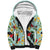 Aloha Hawaii Sherpa Hoodie I'iwi on Mamane Pastel Turquoise