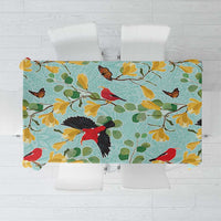 Aloha Hawaii Tablecloth I'iwi on Mamane Pastel Turquoise LT7 Turquoise - Polynesian Pride