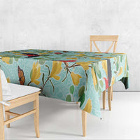 Aloha Hawaii Tablecloth I'iwi on Mamane Pastel Turquoise LT7 - Polynesian Pride