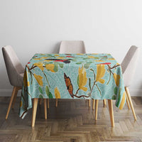 Aloha Hawaii Tablecloth I'iwi on Mamane Pastel Turquoise LT7 - Polynesian Pride