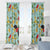 Aloha Hawaii Window Curtain I'iwi on Mamane Pastel Turquoise