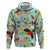 Aloha Hawaii Zip Hoodie I'iwi on Mamane Pastel Turquoise