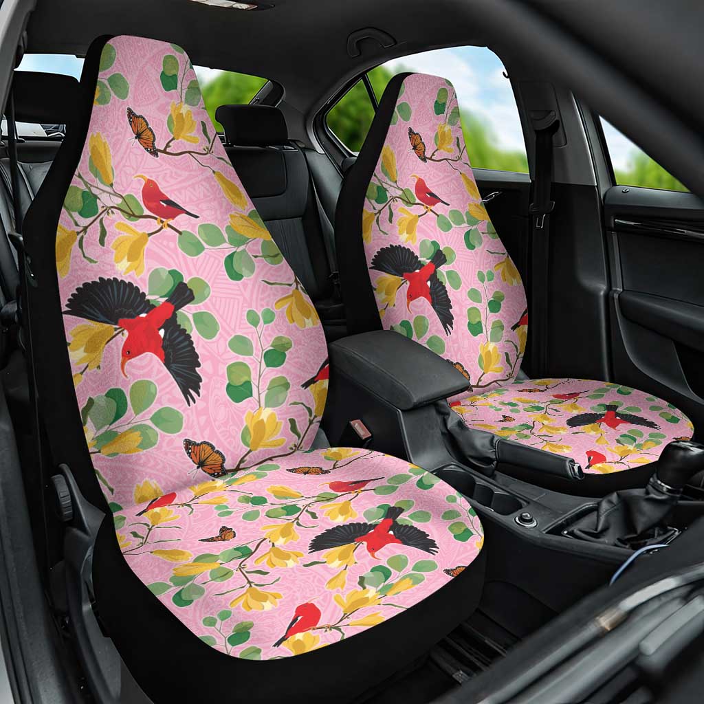 Aloha Hawaii Car Seat Cover I'iwi on Mamane Pastel Pink