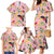 Aloha Hawaii Family Matching Mermaid Dress and Hawaiian Shirt I'iwi on Mamane Pastel Pink