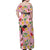 Aloha Hawaii Family Matching Off Shoulder Maxi Dress and Hawaiian Shirt I'iwi on Mamane Pastel Pink