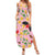 Aloha Hawaii Family Matching Summer Maxi Dress and Hawaiian Shirt I'iwi on Mamane Pastel Pink