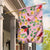 Aloha Hawaii Garden Flag I'iwi on Mamane Pastel Pink