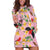 Aloha Hawaii Hoodie Dress I'iwi on Mamane Pastel Pink