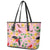 Aloha Hawaii Leather Tote Bag I'iwi on Mamane Pastel Pink