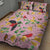 Aloha Hawaii Quilt Bed Set I'iwi on Mamane Pastel Pink