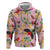 Aloha Hawaii Zip Hoodie I'iwi on Mamane Pastel Pink