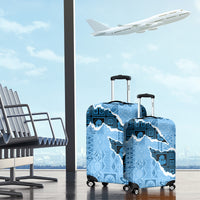 Bula Fiji Tapa Mix Christmas Luggage Cover Vintage Style LT7 - Polynesian Pride