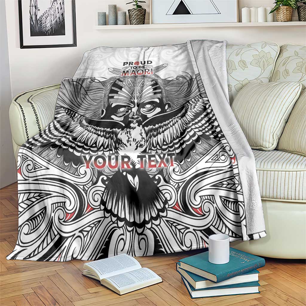 Aotearoa Personalized Blanket Proud To Be Maori LT7 White - Polynesian Pride