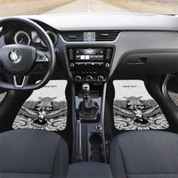 Aotearoa Personalized Car Mats Proud To Be Maori LT7 Set 2pcs - Front White - Polynesian Pride