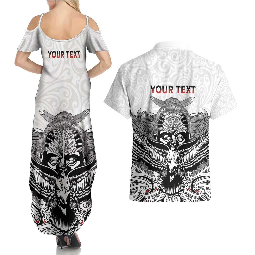 Aotearoa Personalized Couples Matching Summer Maxi Dress and Hawaiian Shirt Proud To Be Maori LT7 - Polynesian Pride