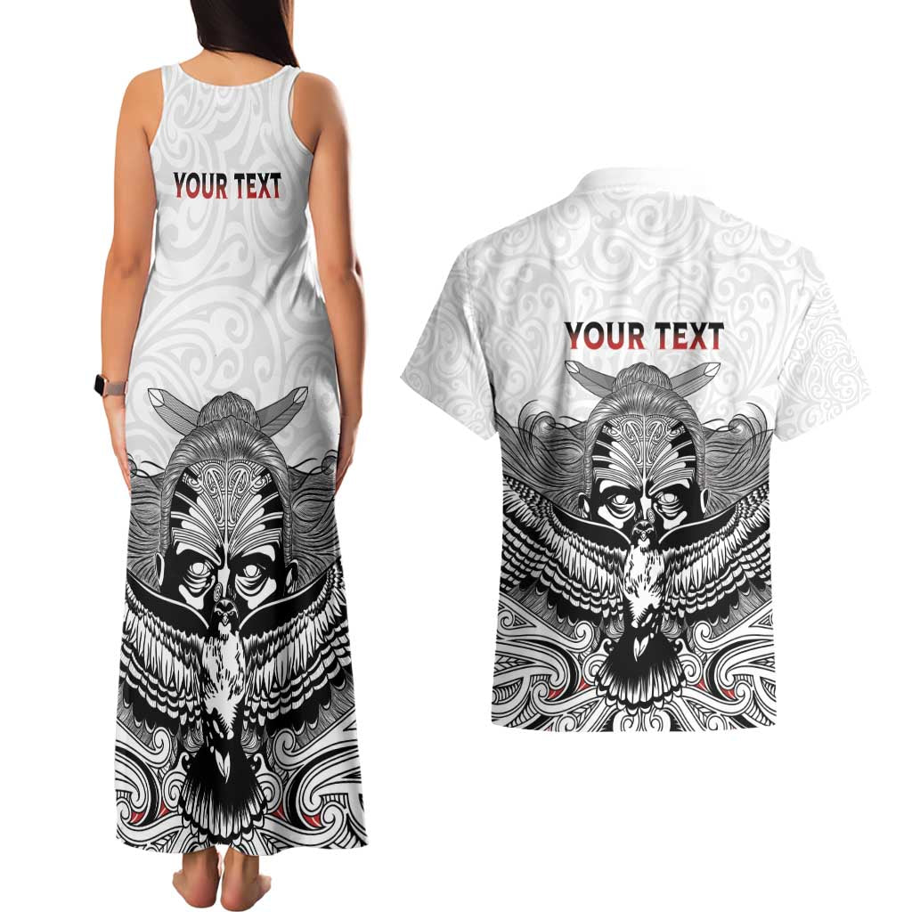 Aotearoa Personalized Couples Matching Tank Maxi Dress and Hawaiian Shirt Proud To Be Maori LT7 - Polynesian Pride