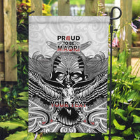 Aotearoa Personalized Garden Flag Proud To Be Maori LT7 Garden Flag White - Polynesian Pride