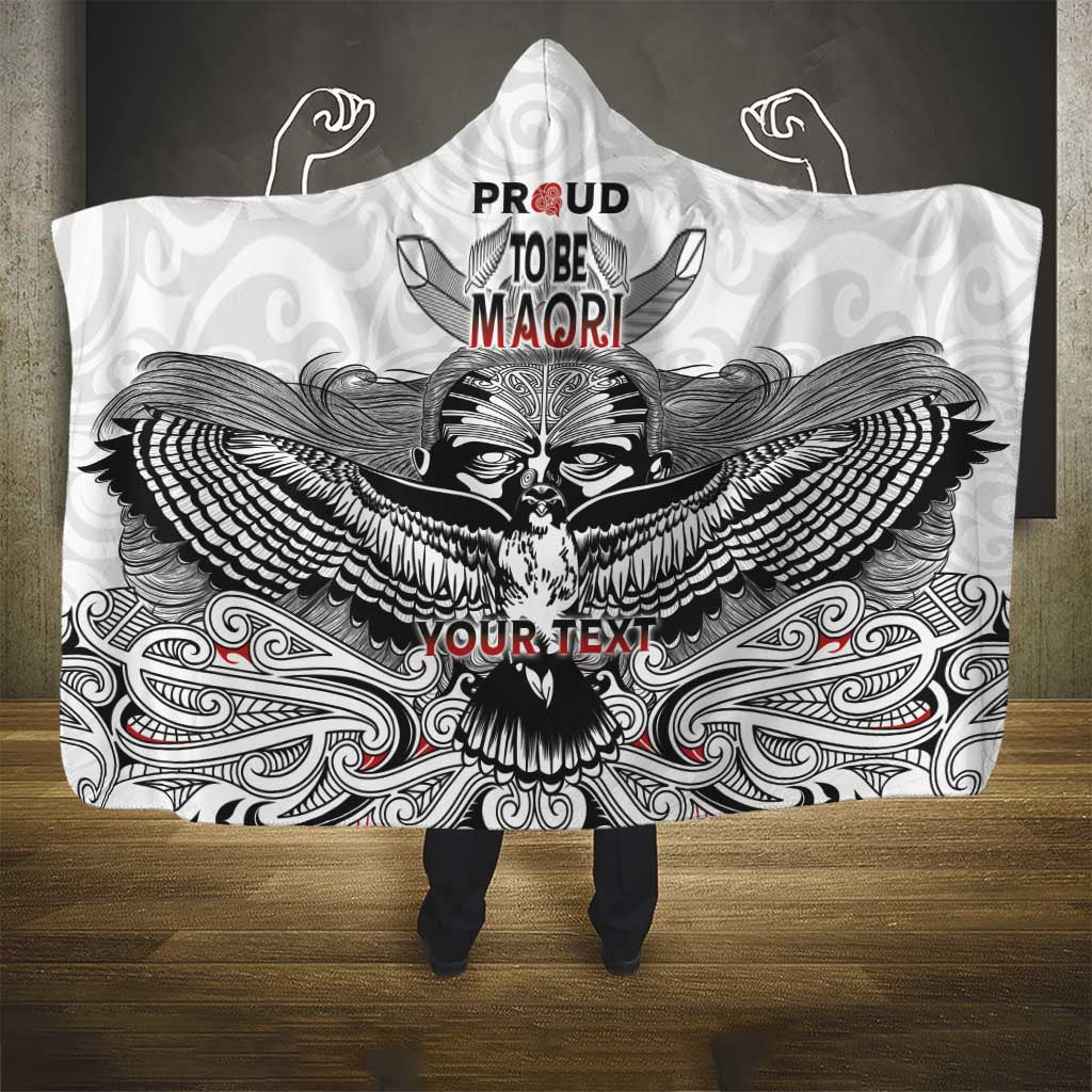 Aotearoa Personalized Hooded Blanket Proud To Be Maori LT7 - Polynesian Pride