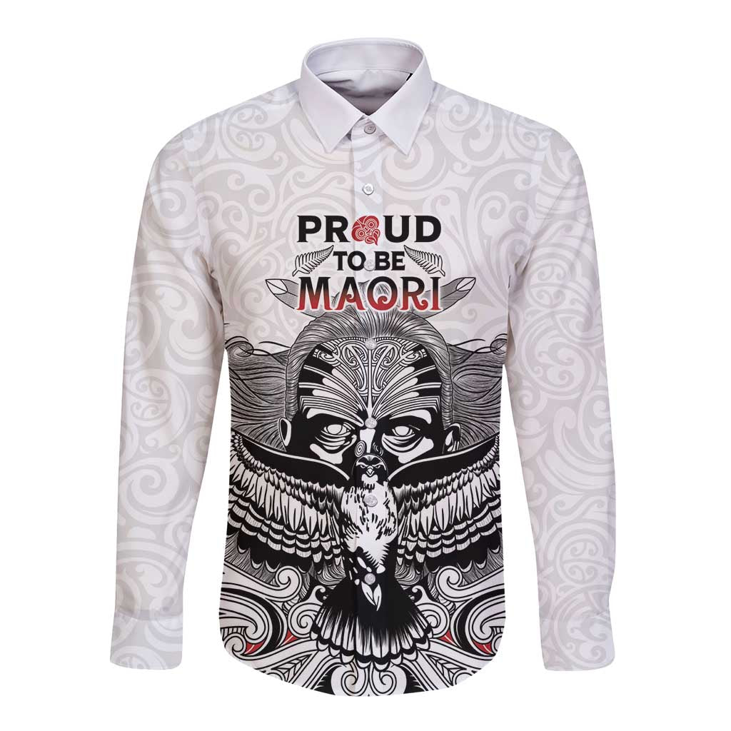 Aotearoa Personalized Long Sleeve Button Shirt Proud To Be Maori