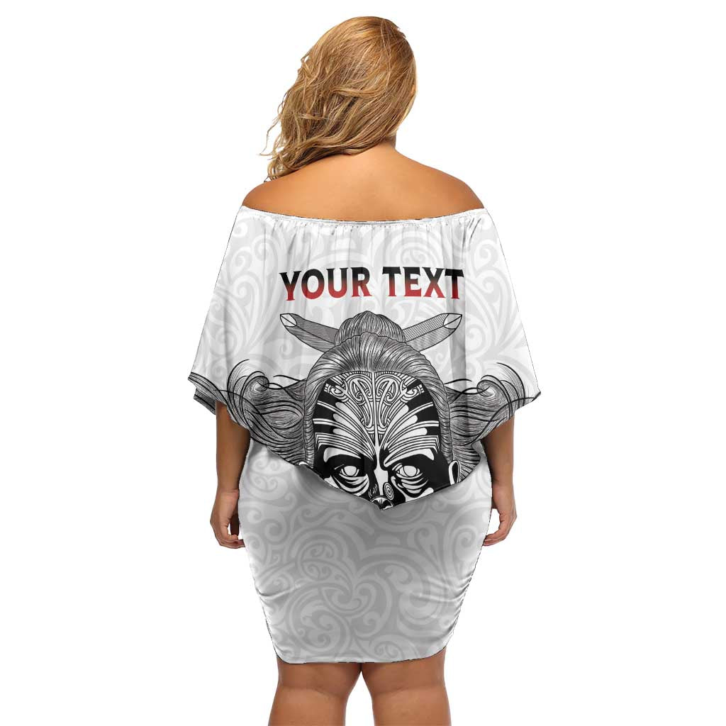 Aotearoa Personalized Off Shoulder Short Dress Proud To Be Maori LT7 - Polynesian Pride