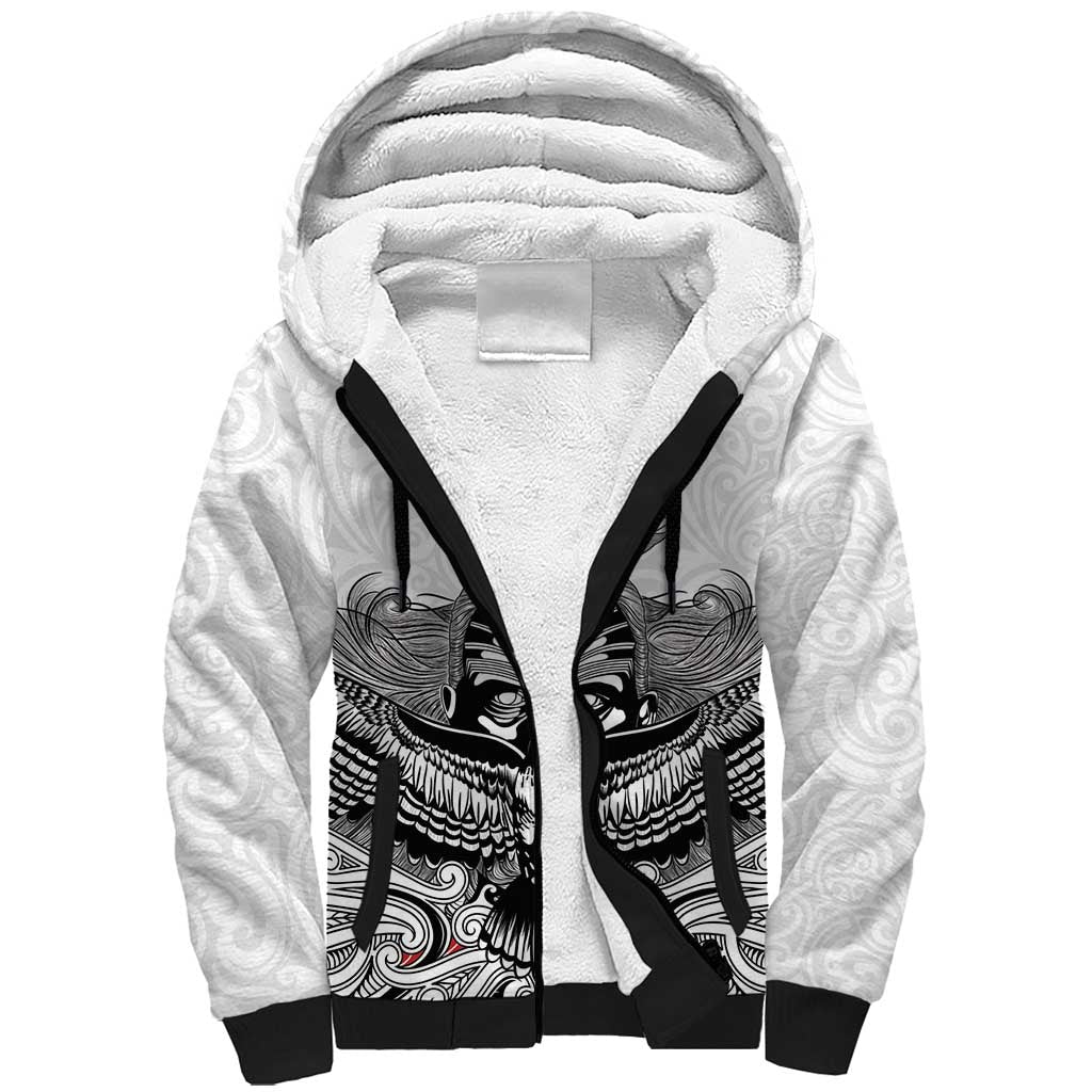 Aotearoa Personalized Sherpa Hoodie Proud To Be Maori LT7 Unisex White - Polynesian Pride