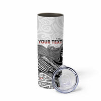 Aotearoa Personalized Skinny Tumbler Proud To Be Maori