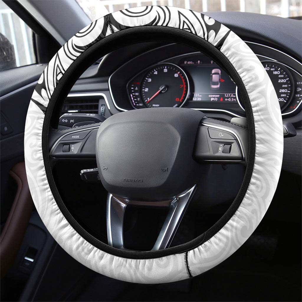 Aotearoa Steering Wheel Cover Proud To Be Maori LT7 - Polynesian Pride
